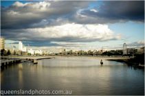 Brisbane River & Victoria Bridge Jun 2011-Julie White